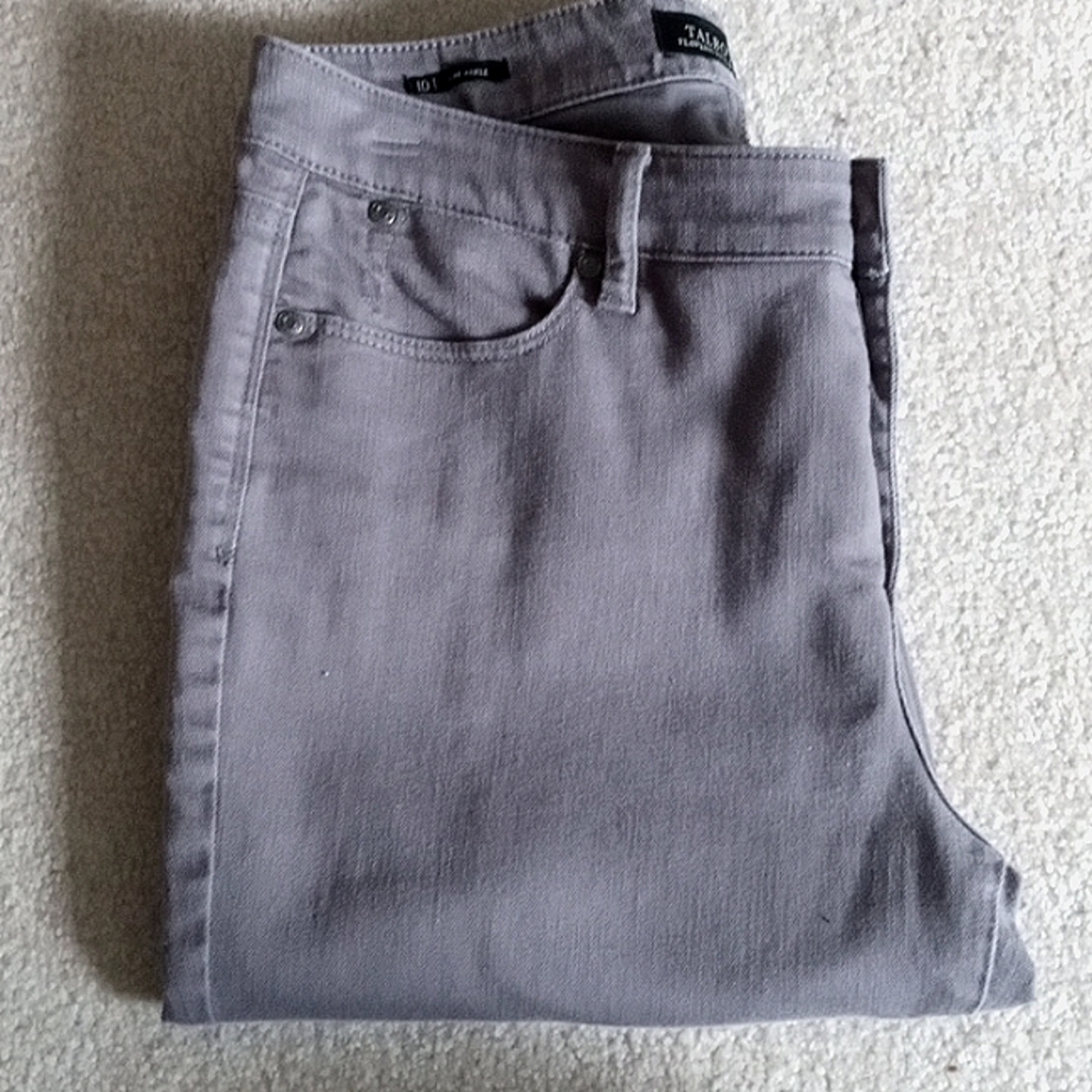 Talbots Woman's 10 Slate Gray Slim Ankle Talbots Jeans